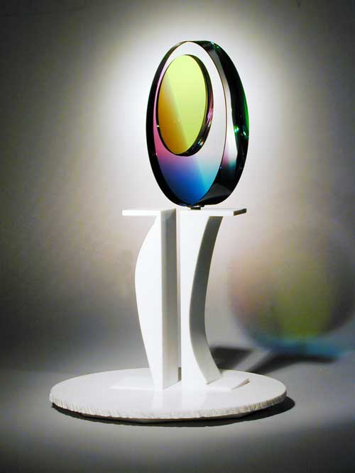 Ego - glass sculpture by John Healey